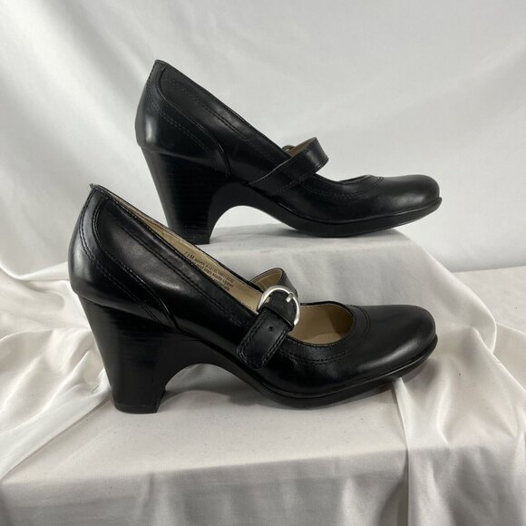 Naturalizer N5 Comfort Mara Leather Mary Jane Heeled Shoes Women’s Size 7.5 - Picture 2 of 15